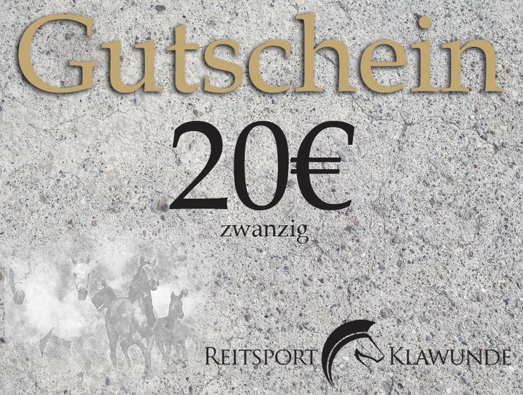 Geschenkgutschein 20 Euro