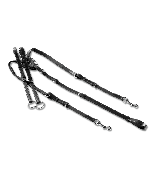 Waldhausen Vorderzeug X-Line mit Elastic in Schwarz