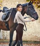 E.L.T Damen Reithose Kassandra high Waist in Kastanienbraun