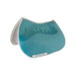 ACAVALLO - Lycra Jumping Pad Silicon Grip & Bambus in Skyblue