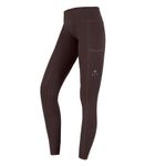 E.L.T THERMO Reitleggings Ella in kastanienbraun