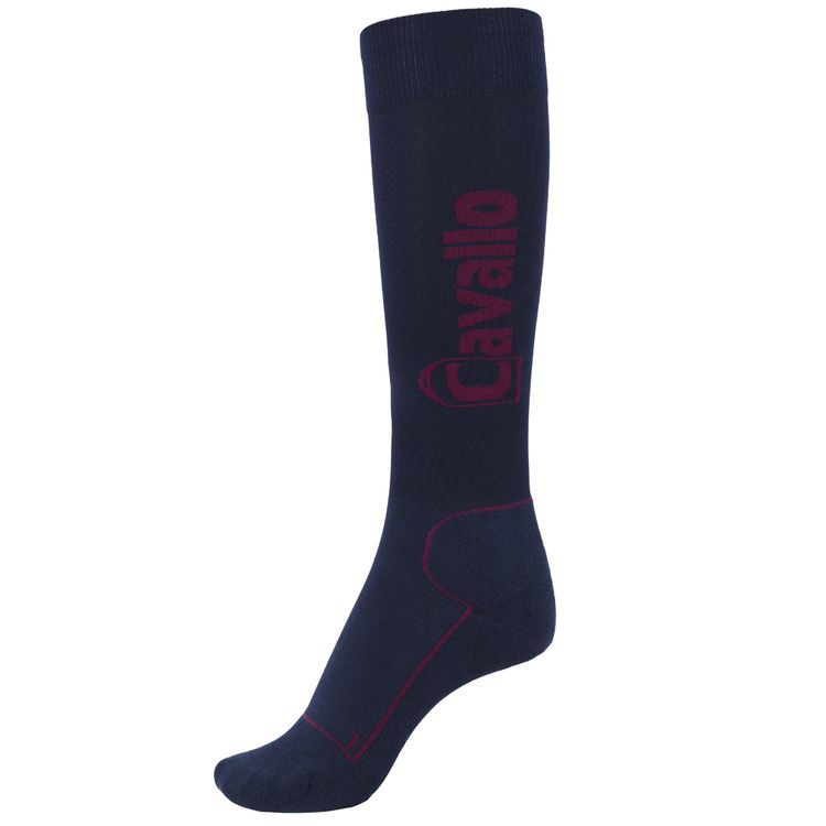 Cavallo Strümpfe SIMO in darkblue - red wine