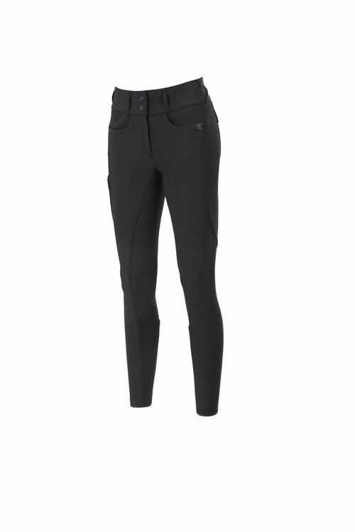 Pikeur Reithose Laure Winter Softshell High Waist Grip in black
