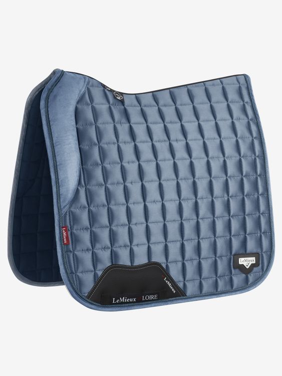 LeMieux Loire Memory Satin Dressage Schabracke Square in Ice blue