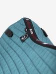 LeMieux Schabracke Dressage Luxury Square Suede in Peacock green