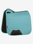 LeMieux Schabracke Dressage Luxury Square Suede in Azure