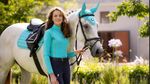 LeMieux Springschabracke Loire Classic Satin Square in Azure