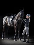 LeMieux Dressur Schabracke Loire Classic Satin Square in Black