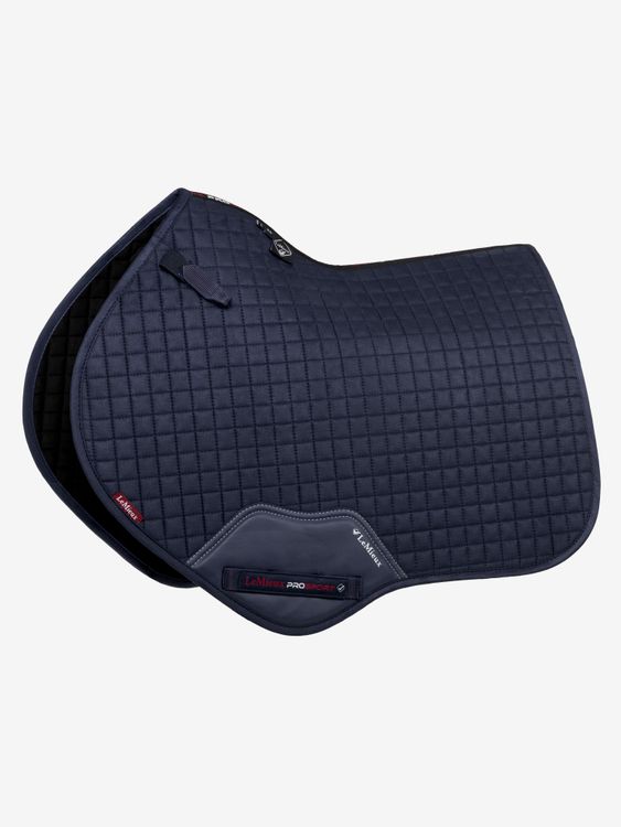 LeMieux Spring Schabracke Luxury Square Suede in navy