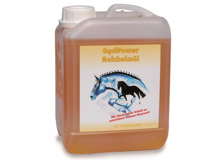 EquiPower Reiskeimöl für Pferde, 2,5 Liter Kanister