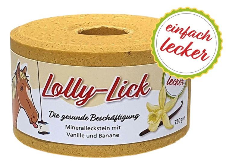 Lolly-Lick mit Vanille-Banane