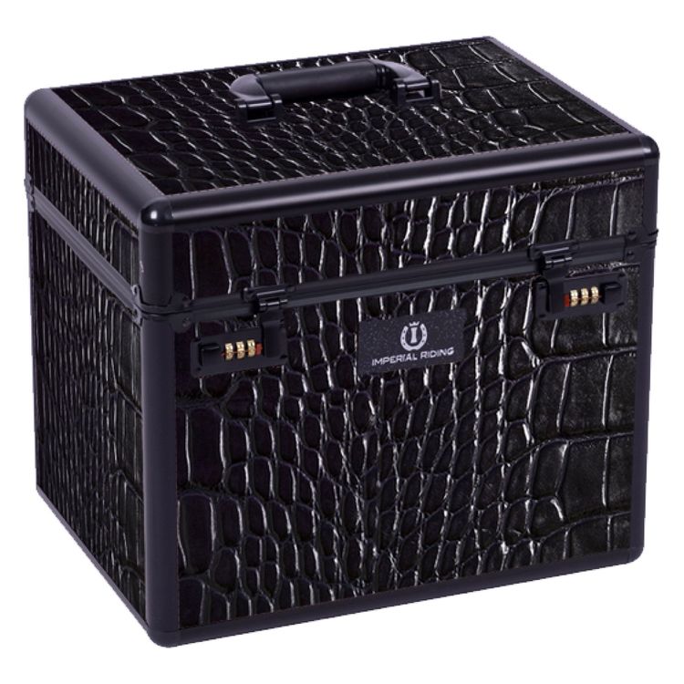 Imperial Riding Putzbox IRHShiny Black Croco