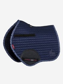 LeMieux Schabracke Mini Jump Suede Square in indigo