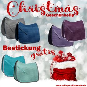 Christmas Geschenktip: Eskadron Cotton Schabracke - Bestickung GRATIS