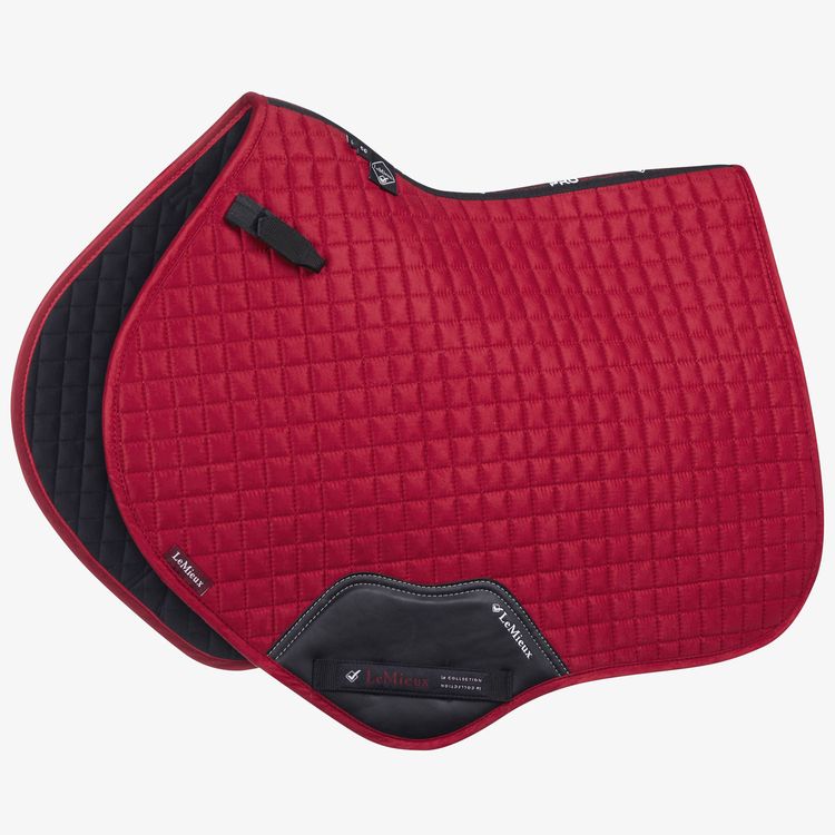 LeMieux Springschabracke Luxury Square in chilli