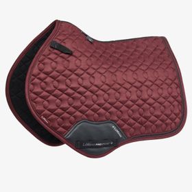 LeMieux Springschabracke Crystal Suede CloseContact Pad burgundy