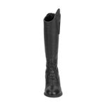 Südwind Stiefel Nova Kids Fun Leather in schwarz und pink glitter