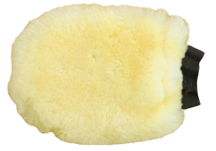 Putzhandschuh Puha mit Lammfell beidseitig