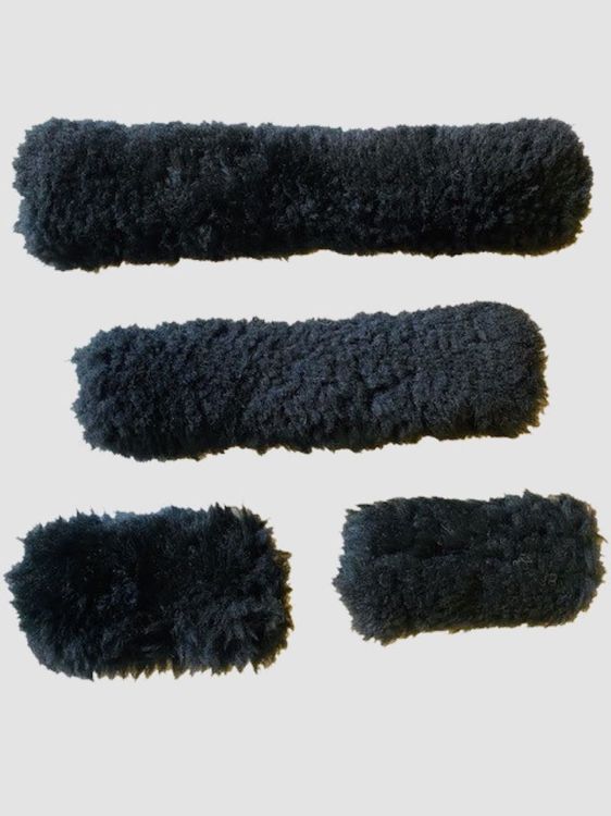 Lammfell Schoner 4er SET,für Nase, Genick, Backen