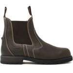 Euroriding Jodhpur Leder- Stiefelette Konik Winter mit Zehenschutzkappe in 2 Farben