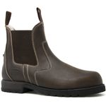 Euroriding Jodhpur Leder- Stiefelette Konik Winter mit Zehenschutzkappe in 2 Farben