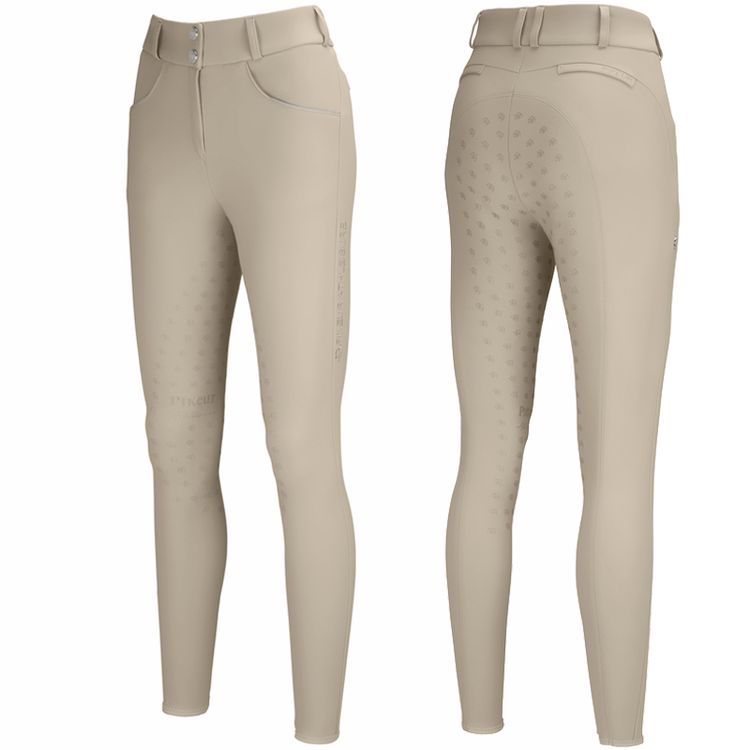PIKEUR Damen Reithose Fullgrip Midwaist in vanilla cream