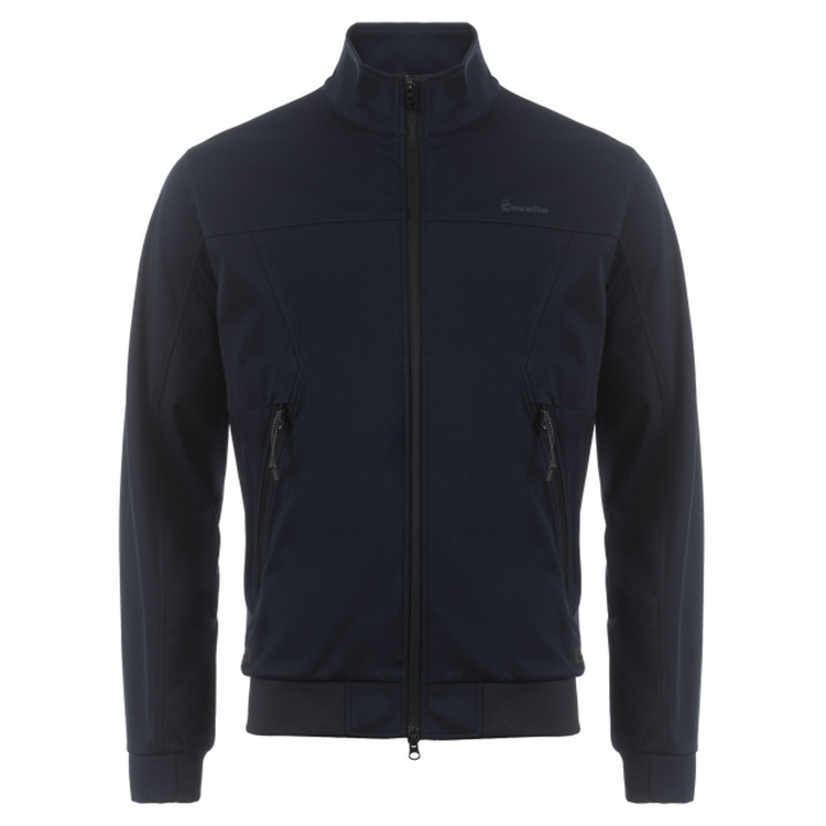 Cavallo Herren Softshelljacke Stehkragen CAVALFLEX JACKE in darkblue