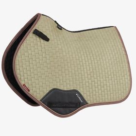 LeMieux Spring Schabracke Suede Close Contact Square in fern