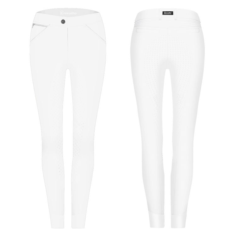 Cavallo Damen Reithose CAVALCALIMA GRIP weiß