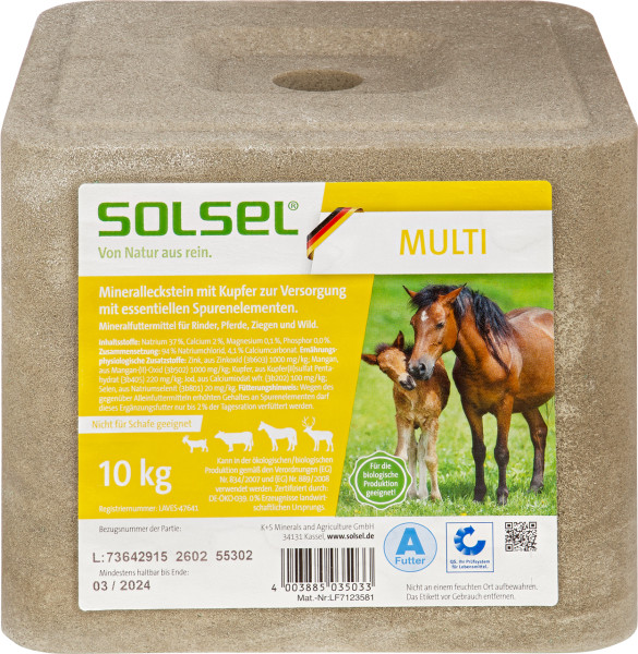 SALVANA Mineralsalzleckstein 10kg