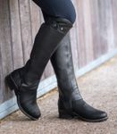 Waldhausen Lederchaps Classic in schwarz