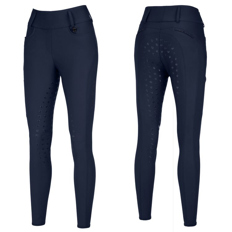 PIKEUR Damen Reitleggings Fullgrip Midwaist Malia in nightblue