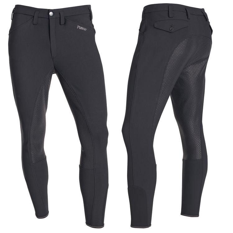 Pikeur Herren Reithose Rossini Grip - dark shadow