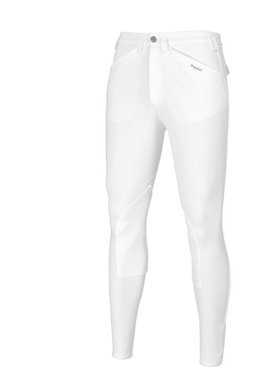Pikeur Herren Reithose Rodrigo in weiß mit Stoff-Kniebesatz (461-01-3933)