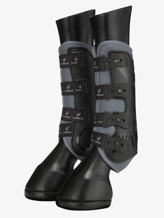 LeMieux Ultramesh Gamaschen Snug boots hinten in grey