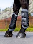 LeMieux Ultramesh Gamaschen Snug boots hinten in grey