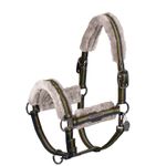 Eskadron Platinum Halfter Double Pin Grith Fauxfur