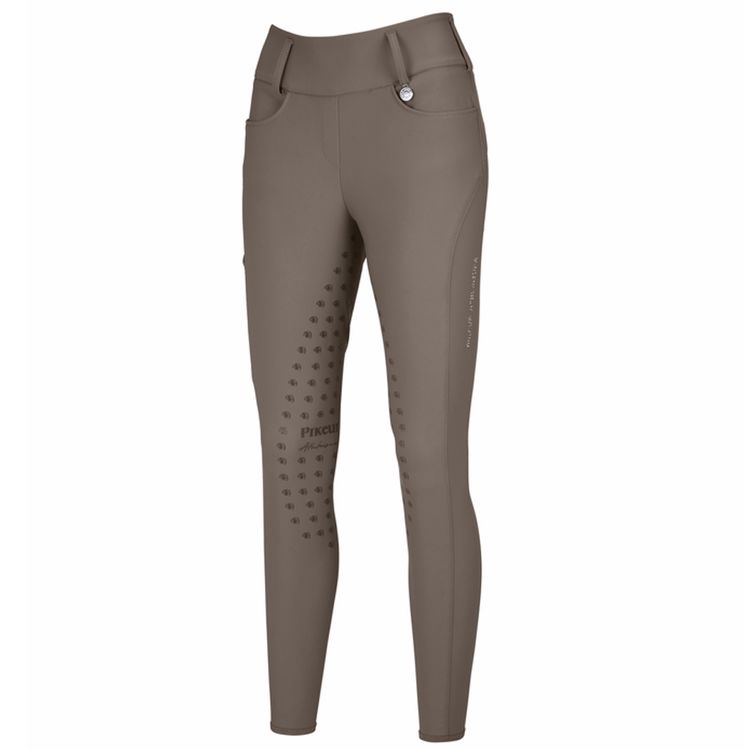 PIKEUR Damen Reithose Malia Tight Fullgrip in taupe