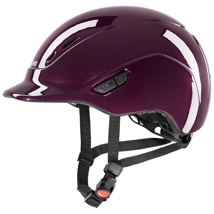 UVEX Reithelm kiddox in burdundy shiny 3XS-XS (49-54)