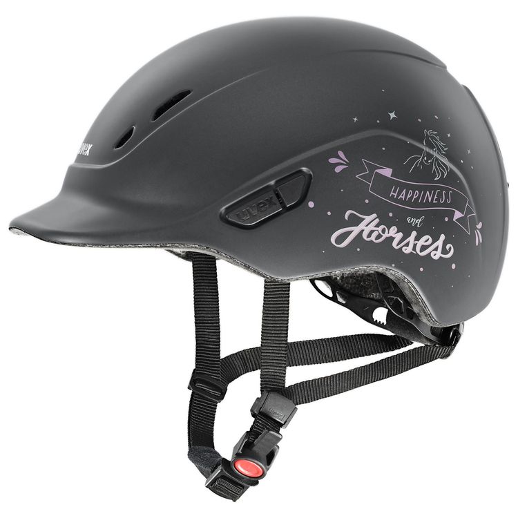 UVEX Reithelm kiddox in happyhorse anthracite matt 3XS-XS (49-54)