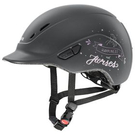 UVEX Reithelm kiddox in happyhorse anthracite matt 3XS-XS (49-54)