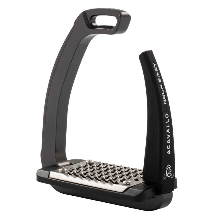 ACAVALLO - Sicherheits-Steigbügel REL-X EASY , Farbe charcoal AC667
