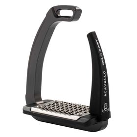ACAVALLO - Sicherheits-Steigbügel REL-X EASY , Farbe charcoal AC667