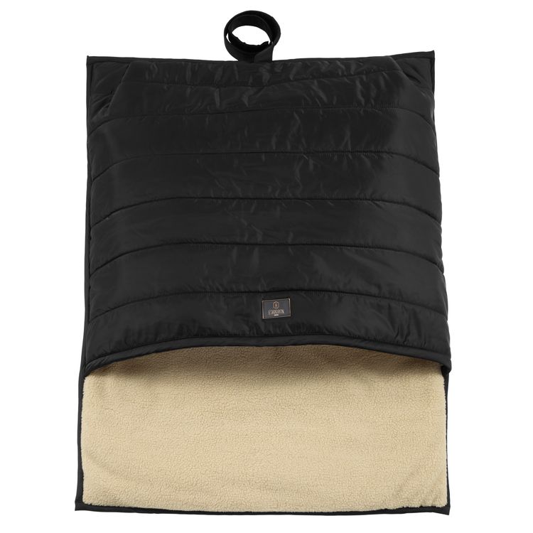 Eskadron Heritage Hundebett Teddyfleece in black