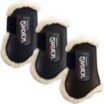 Eskadron 2er Set Gamaschen Protection Boots Fauxfur Compact hinten