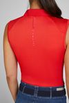 Pikeur Polo Sleeveless Sports in red flame