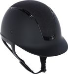 Covalliero Reithelm Eclipse Schwarz-Matt mit Glitzerapplikation