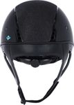 Covalliero Reithelm Eclipse Schwarz-Matt mit Glitzerapplikation