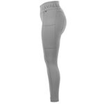 Cavallo Damen Reitleggings CAVALLENE Grip in silvergrey