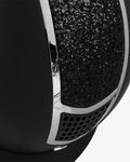 Equestro Reithelm Eclipse mit Strasssteinen und schmalem Visier black-silver